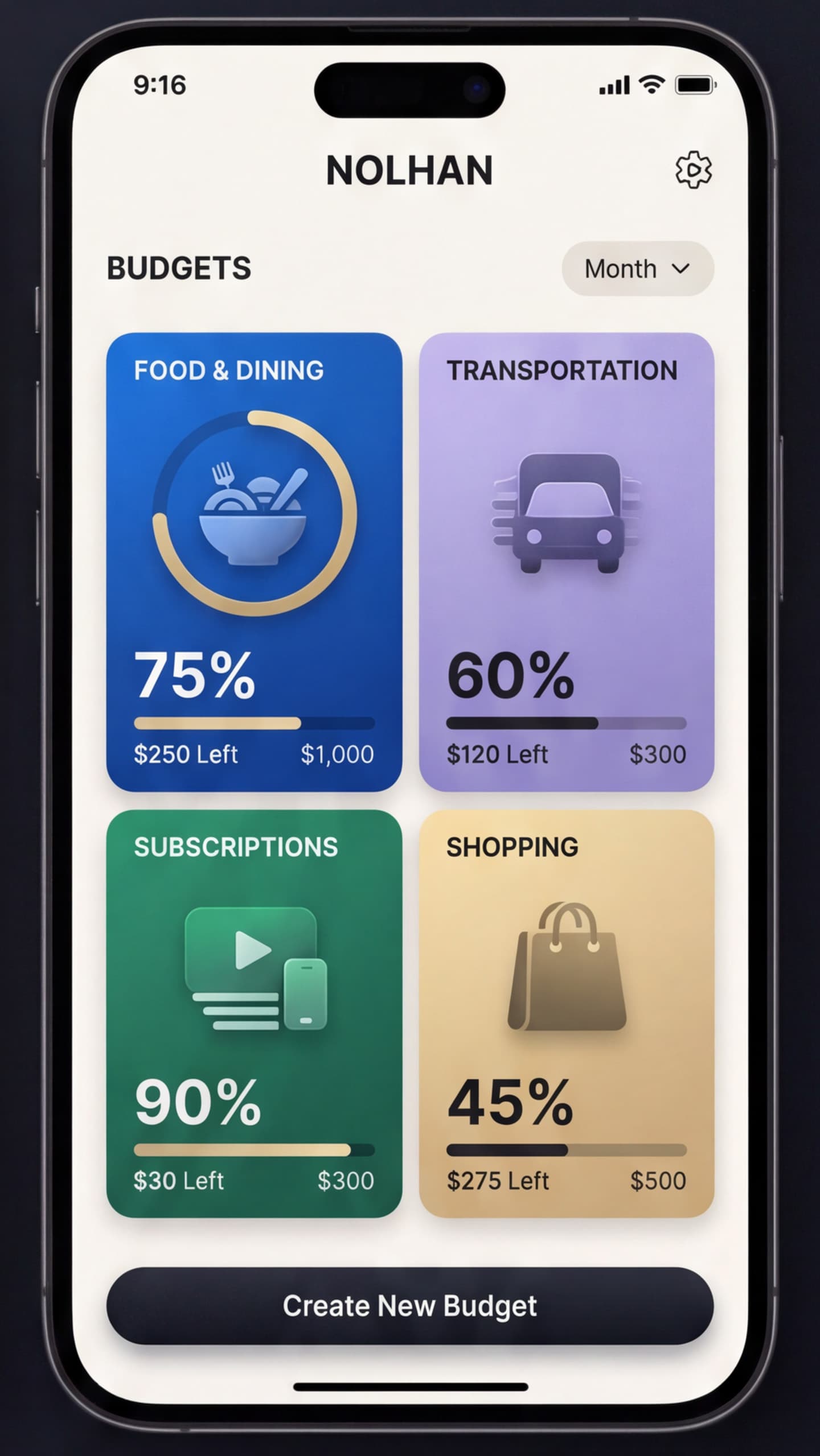 Budget Insights – Screen 2