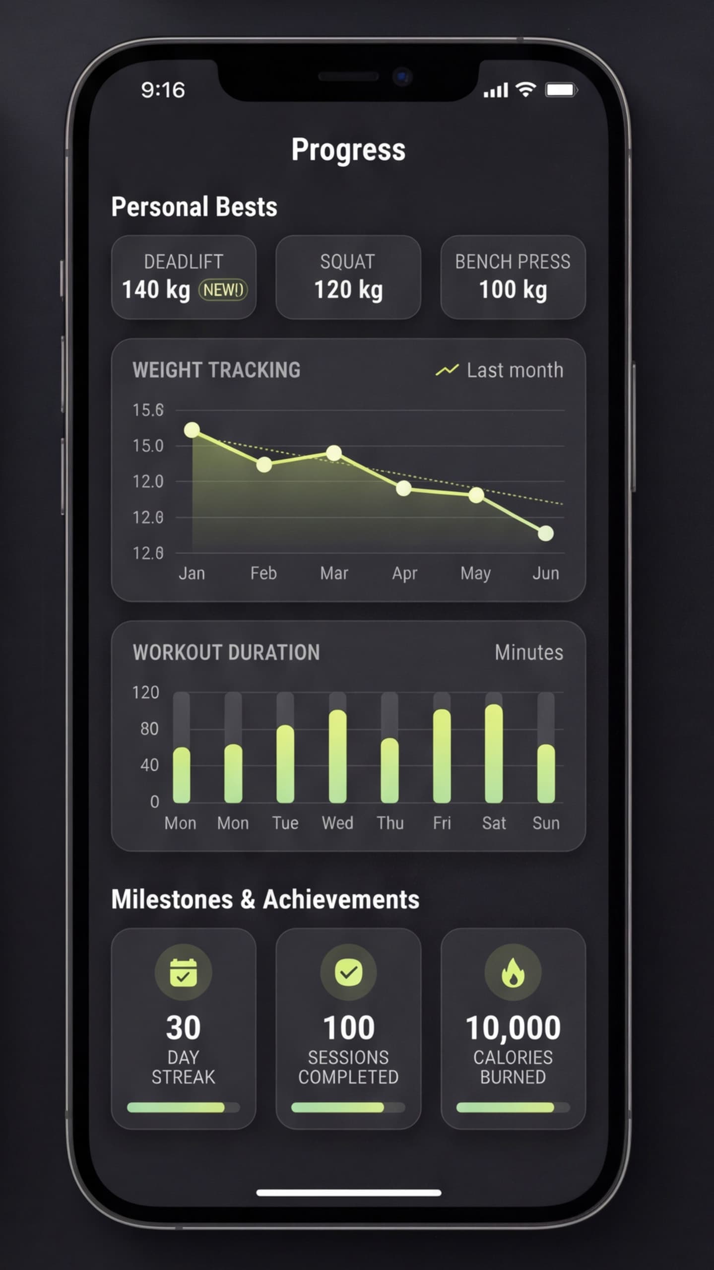 Fitness Tracker – Screen 4