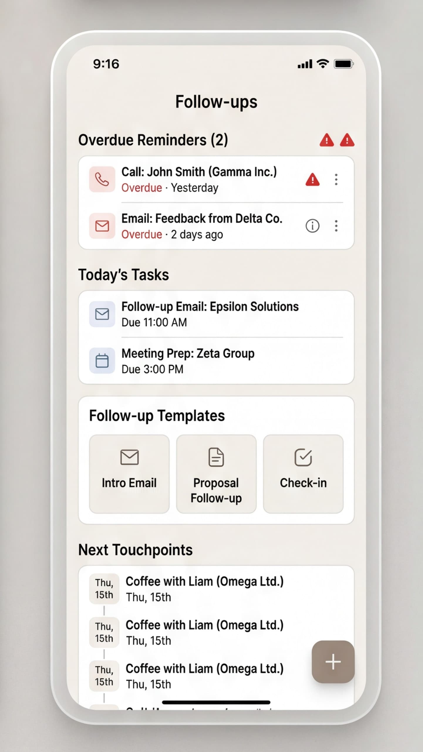 Client CRM – Screen 4