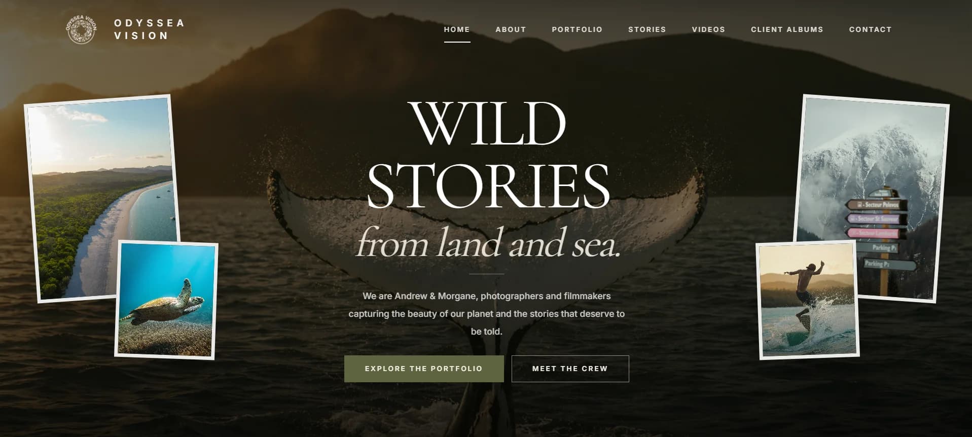 Odyssea Vision website
